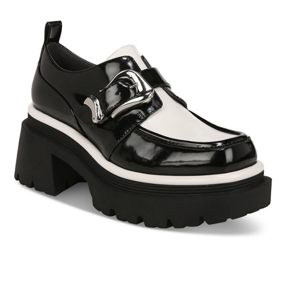 NIB - Black & White Women's Platform Loafers
